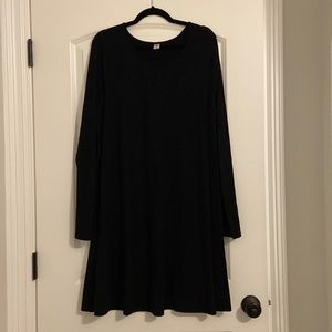 Old Navy knit A-line long sleeved dress